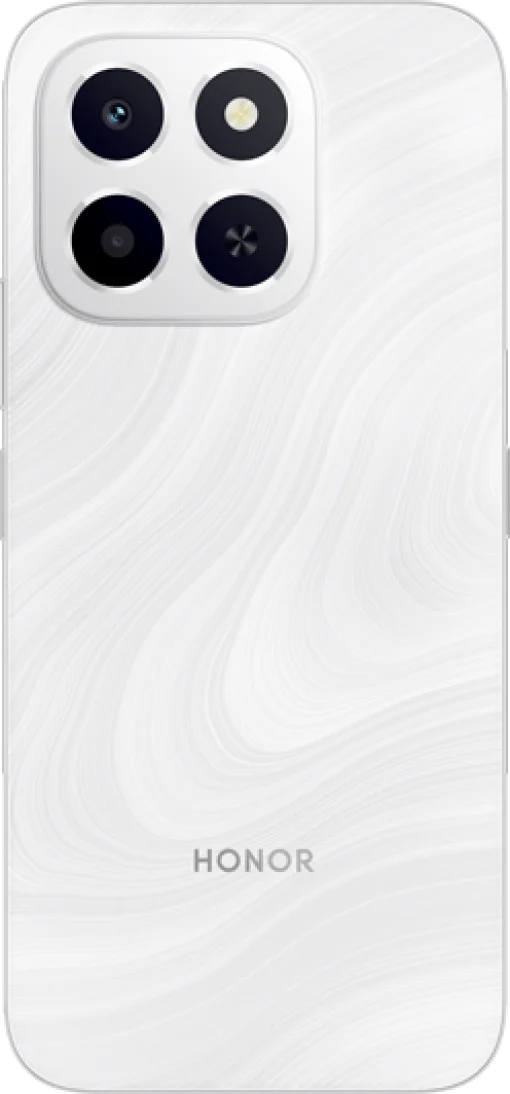 Cod. 300 HONOR X6c / 256GB Rom / 6GB Ram / LTE (Dual SIM) / 6.61" HD+ 120 Hz / Cam. Dual 50MP + 2MP, 5MP Frontal / MagicOS 9 (Android 15) / Bater&iacute;a 5.300 mAh / Blanco Lunar