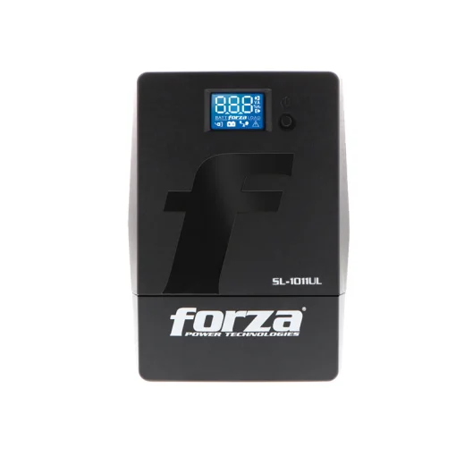 Cod. 056 UPS FORZA SL-1011UL Interactivo / 1000VA/600W, 120V / 8*Tomas NEMA 5-15R / Táctil LCD de estado 2*Baterías: 12V 7Ah