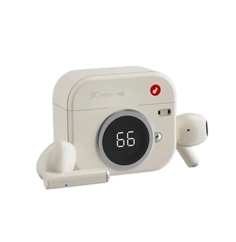 Cod. 118 Audifonos Xtrike Me WS-017 WH Stereo / BT 5.4 / Base de carga con indicador / control Touch / Bat. 180mAh / Reproducci&oacute;n de 3-4H / USB-C