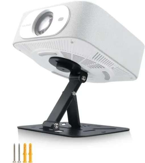 Cod. 1185 Soporte P/Proyector 3en1 (escritorio, pared, techo) con rosca 6,35mm (1/4") / Max. 5kg (11lbs)/ plegable / ajuste de 180&deg; / Metal
