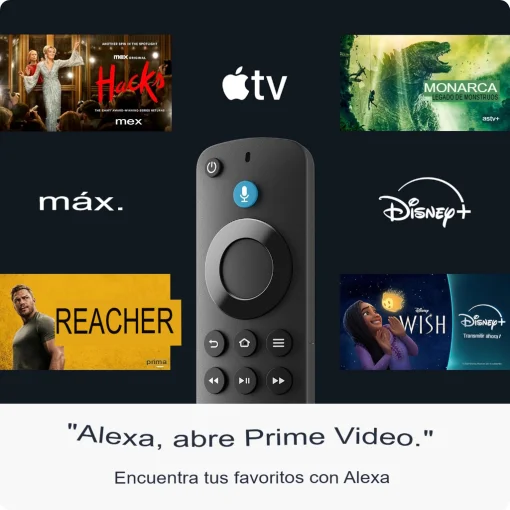 Cod. T:1053 Amazon Fire TV Stick HD 1080p (2024), HDR / Wi-Fi 5 / 1GB ram, 8GB alm. / Control remoto por voz de Alexa (control de TV/Soundbar) / controles de Smart Home, streaming en HD
