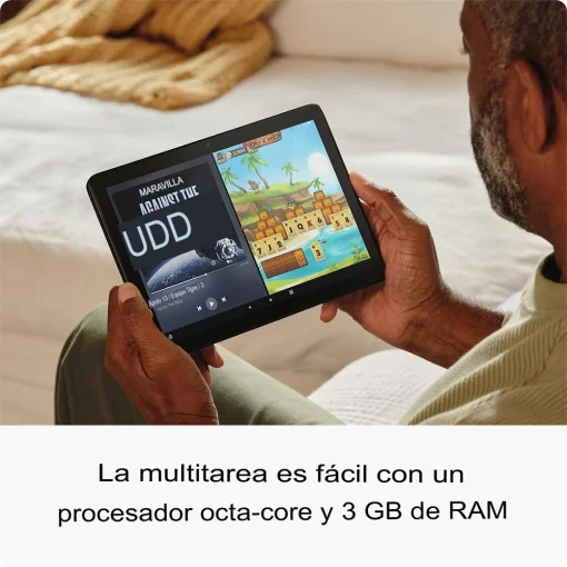 Cod. 123 Tablet Amazon fire HD 10 (13va. Gen.) / Octa-core / 10.1&quot; Full HD 1080p / RAM 3GB, 32GB Alm. / Fire OS 8 / Cam frontal 2,0mp/posterior 5mp / Wifi/Bluetooth / black