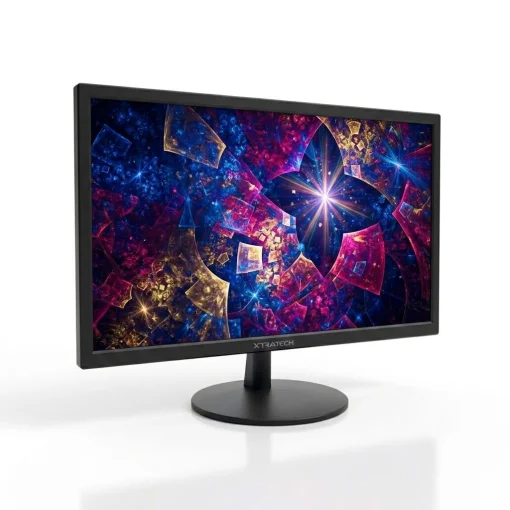 Cod. 137 Monitor XTRATECH XTM192 19.5" LED HD+ (1600x900) 60Hz / VGA / HDMI (incl.Cable) / parlantes integrados / Compatible montaje VESA (75mm)