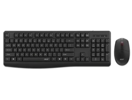Cod. 298 Kit 2en1 ACER Wireless OCC309 BK / Teclado Espa&ntilde;ol + Mouse &oacute;ptico 1600DPI, 4 botones / 2.4GHz / F. Multimedia / Ergon&oacute;mico