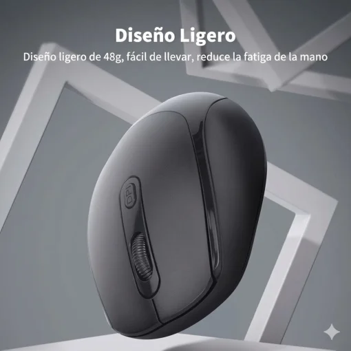 Cod. 295  Mouse Inal&aacute;mbrico 2.4G ACER OMR267 Black / 1600 DPI / 4 botones / Ligero &amp; Ergon&oacute;mico / incluye pila AA