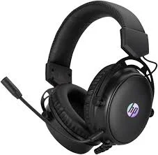 Cod. H:115 Headphone Stereo HP DHE-8005 / iluminaci&oacute;n LED / Mic. flexible / control vol. / Interfaz: 1*jack 3.5mm+USB(LuzLED) / Cable 2.1 m