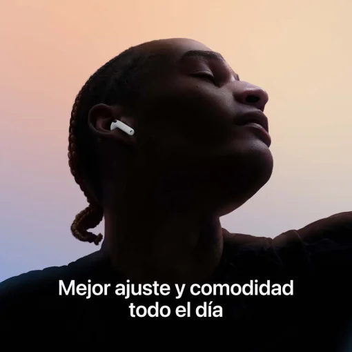 Cod. 145 Aud&iacute;fonos Apple AirPods 4 con ANC (MXP93LL/A) / BT5.3 / Chip H2 / Cancelaci&oacute;n Activa de Ruido / Audio Adaptativo / Estuche Carga USB-C / IP54
