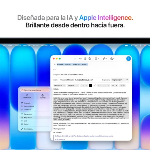 Cod. 1826  Apple MacBook Neo 2026 (MHFA4LL/A) / Chip&nbsp;A18&nbsp;Pro (IA &amp; Apple Intelligence) / 8GB RAM / 256 SSD / 13" Liquid Retina IPS (nativa: 2408 x 1506) / Teclado Magic Ingl&eacute;s / C&aacute;mara FaceTime HD 1080p / Hasta 16 Horas de Autonom&iacute;a / Silver