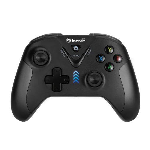 Cod. 072 Control de juegos Marvo Pact 40 (GT-019) Cableado tipo XBOX / 16 botones / Vibración dual / Interfaz USB /Compatible: PS3/PC D-INPUT/X-INPUT/Android