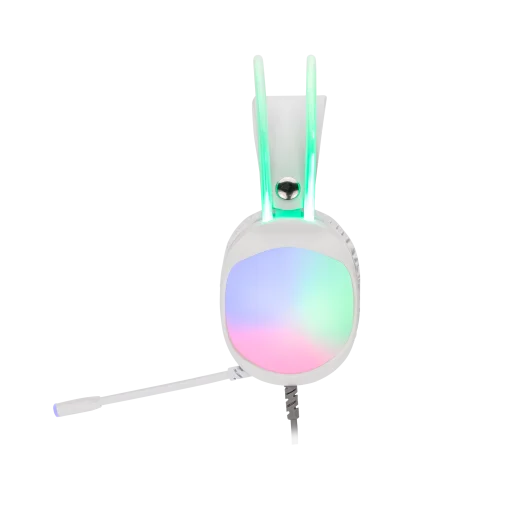 Cod. M:101 Headphone MARVO HG8959 / Iluminación RGB translúcidos en diadema y bocinas / Micrófono omnidireccional / Control de Volumen / 2*jack 3.5mm + USB(LuzLED) / Cable 2.10 m