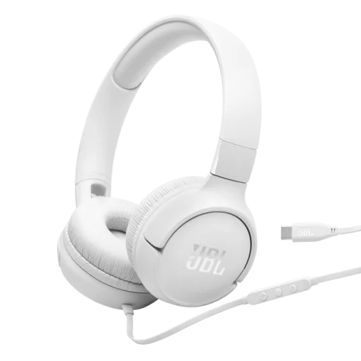 Cod. 153 Aud&iacute;fonos JBL TUNE 720C Blanco / 96&nbsp;kHz (Hi-Res) / Sonido Pure Bass / Mic. Integrado / Cable 1.2m, USB-C