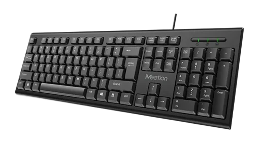 Cod. 295 Teclado MEETION K100 / Resistente al agua / Compatible Windows y MacOS / USB, Cable 1.5 m / 105 teclas, Espa&ntilde;ol