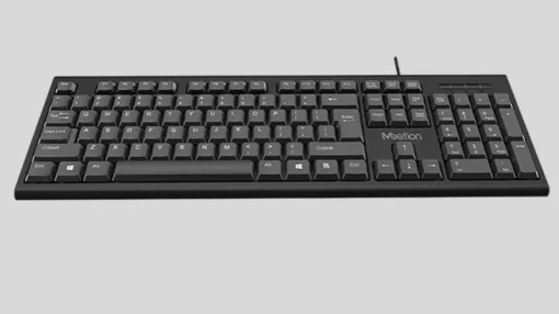 Cod. 295 Teclado MEETION K100 / Resistente al agua / Compatible Windows y MacOS / USB, Cable 1.5 m / 105 teclas, Espa&ntilde;ol