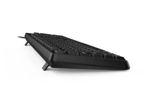 Cod. G:194 Teclado Genius KB-117 / USB / Clásico / Resistente a salpicaduras / Teclas Cóncavas / Cable 1.5 mt. / Español / Negro