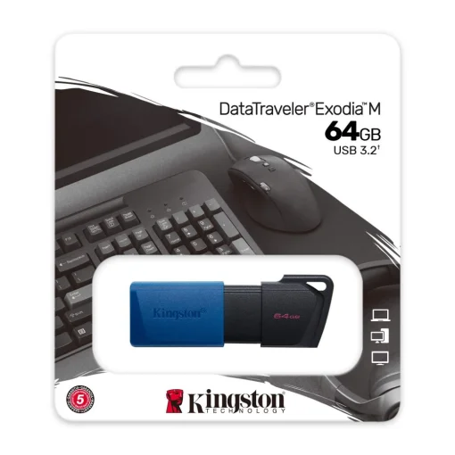 Cod. 185 Flash Memory KINSTONG DataTraveler Exodia DTXM / 64GB / USB 3.2 Gen&nbsp;1