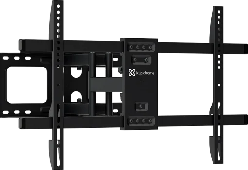 Cod. 1101 Soporte plegable P/TV KlipXtreme KTM-956 / 37"a 90" Max. 60Kg. (132lbs.) / Sistema nivel de burbuja / Compatible TVS curvos y planos / Inclinaci&oacute;n +5&ordm;-15&ordm; / Giro&nbsp;120&deg;