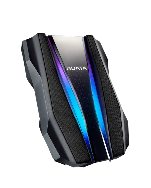 Cod. 537 Disco Duro Externo ADATA HD770G 1TB / USB 3.2 / &nbsp; 2*tiras RGB&nbsp; / Mac OS/Linux/Windows / a prueba de agua, polvo e impermeabilidad / IP68, Antigolpe (MIL-STD-810G)