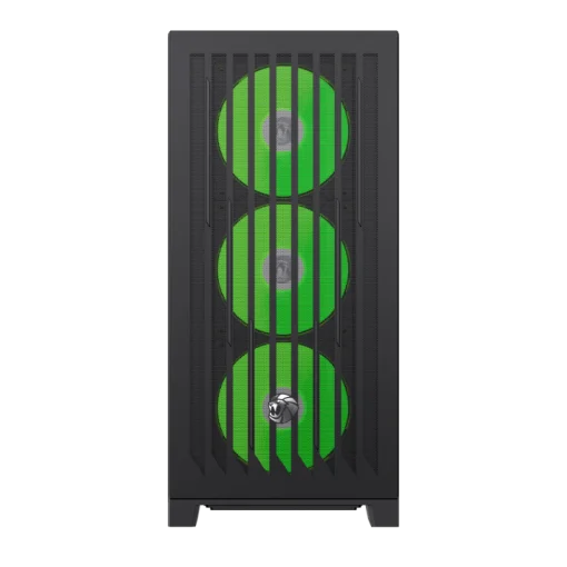 Cod. 392 Leader 2 BK / E-ATX, ATX, M-ATX, ITX / 2*USB3.1, 1*USB-C, 1*Audio Combinado / LAT. VIDRIO TEMPL. FRONTAL MALLA METAL CONTROLADOR ARGB PWM AURA Sync/ 1*FAN RGB post (ya incluido), 3* FAN RGB FRONT (ya incluidos), 2* FAN Inferior (opcionales).