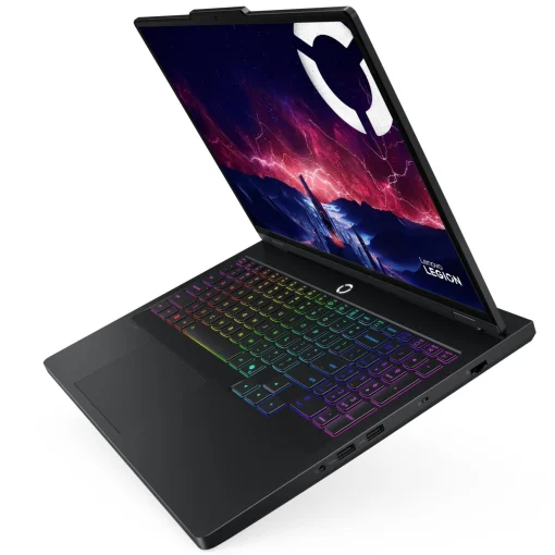 Cod. 1820 LENOVO LEGION Pro 5 /&nbsp;AMD Ryzen&trade; 9 8945HX (16 n&uacute;cleos / 32 hilos, 2,5 / 5,4 GHz, 64 MB L3)/ 16GB DDR5 / 1 TB M.2 PCIe 4.0x4 NVMe / NVIDIA GeForce RTX&trade; 5060 8GB GDDR7 / 16" WQXGA (2560x1600) 240Hz G-SYNC / Windows 11 / Wi-Fi 7 &amp; BT 5.4 / Teclado