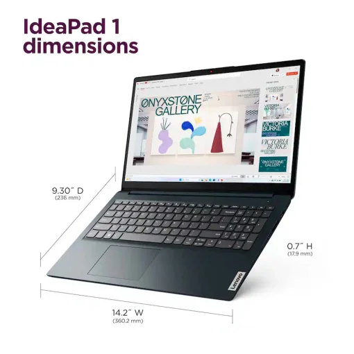 Cod. 1823 LENOVO IdeaPad 1 15AMN7 / AMD Ryzen&trade; 5 7520U / 8GB LPDDR5-5500 / 256GB NVMe&trade; SSD / 15.6" FHD / Windows 11 / Wi-Fi&reg; 6 2x2,&nbsp;BT5.2 / Teclado Ingl&eacute;s alfanum&eacute;rico / Abyss Blue
