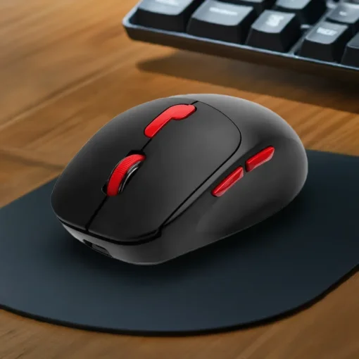 Cod. GM:271 Mouse MARVO Wireless M809W BK / Dual Inal&aacute;mbrico 2.4G + Bluetooth 5.2 / 1600DPI / Alta precisi&oacute;n / ergon&oacute;mico / 6 botones / bater&iacute;a 500mAh