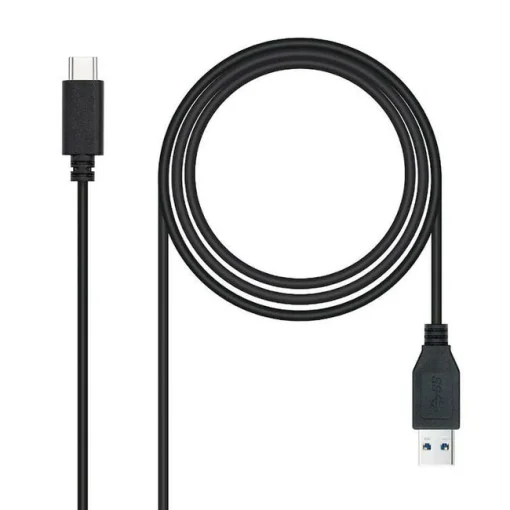 Cod. 227 Cable USB-C a USB-A&nbsp;2.0 de Carga/Datos / 28/24AWG / 1.5 m / Negro