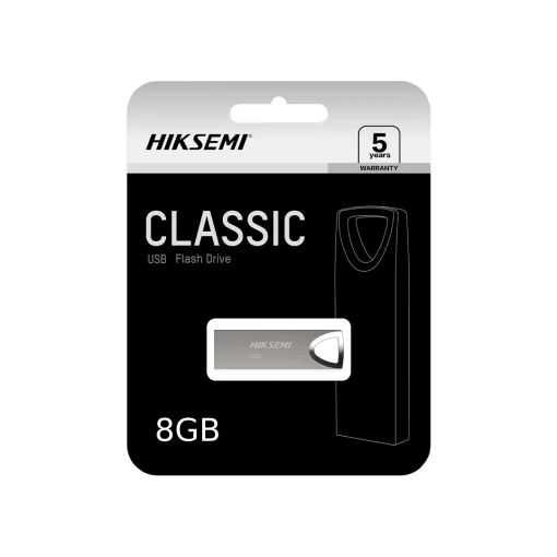 Cod. 127 Flash Memory HIKSEMI Classic M200 8GB / USB 2.0 / Met&aacute;lica