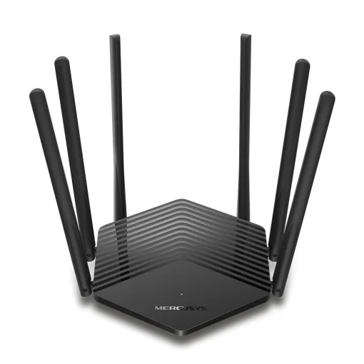 Cod. 097 Router Wireless Banda Dual AC1900 TP-LINK-MERCUSYS MR50G / 1900 Mbps/ 2.4GHz - 5GHz / 2 puertos LAN GIGABIT/ 1 Puerto WAN GIGABIT / 6 Antenas omnidireccionales fijas / MU-MIMO