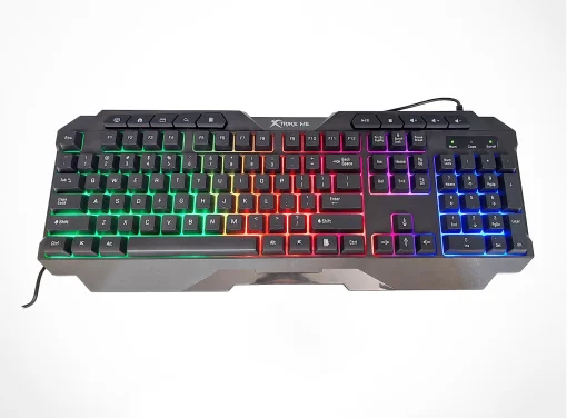 Cod. X:242 Kit 4 en 1 Xtrike Me CMX-415 / iluminaci&oacute;n RGB (Teclado Espa&ntilde;ol 114 teclas + Mouse 8000DPI + Headphone &Phi;40mm + Mouse Pad antideslizante) interfaz: USB