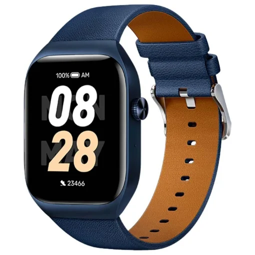 Cod. 1198 SmartWatch Mibro T2 (Deep Blue) / GPS / AMOLED HD 1.75" / Llamadas BT v5.3 / Monitoreo de Salud 24/7: (ritmo card&iacute;aco, SpO2, estr&eacute;s y sue&ntilde;o) / Resistente al agua (2ATM) / Bat. 300mAh (10 d&iacute;as) / 105+ modos deportivos