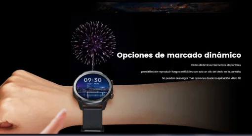 Cod. 1064 SmartWatch Mibro A2 / LLamadas BT 5.3 / Pantalla&nbsp;HD 1.39" / 70 modos deportivos / Monitoreo de salud / 2ATM resistente al agua / Bat. 350mAh / Material Metal / Incl.&nbsp;2 correas