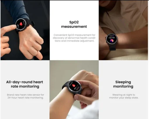 Cod. 1064 SmartWatch Mibro A2 / LLamadas BT 5.3 / Pantalla&nbsp;HD 1.39" / 70 modos deportivos / Monitoreo de salud / 2ATM resistente al agua / Bat. 350mAh / Material Metal / Incl.&nbsp;2 correas