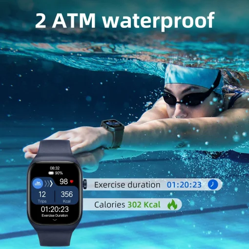 Cod. 1198 SmartWatch Mibro T2 (Deep Blue) / GPS / AMOLED HD 1.75" / Llamadas BT v5.3 / Monitoreo de Salud 24/7: (ritmo card&iacute;aco, SpO2, estr&eacute;s y sue&ntilde;o) / Resistente al agua (2ATM) / Bat. 300mAh (10 d&iacute;as) / 105+ modos deportivos