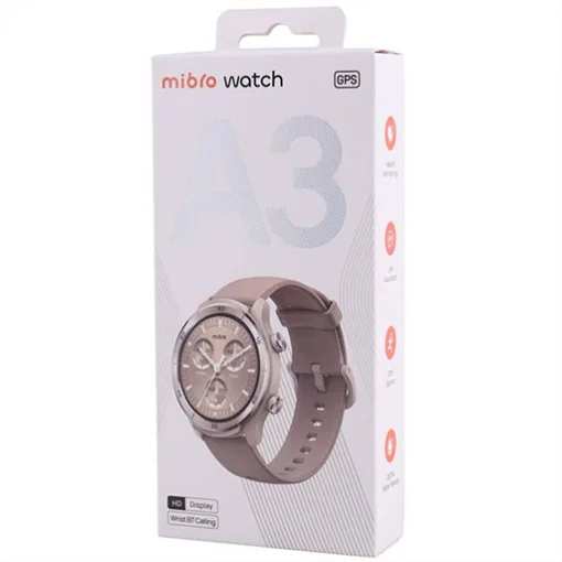 Cod. R:1093 SmartWatch Mibro A3 / GPS / LLamadas BT 5.3 / Pantalla HD 1.39&quot; 60 FPS reales / 100 modos deportivos / Monitoreo de salud / 2ATM resistente al agua / Material aleación Aluminio