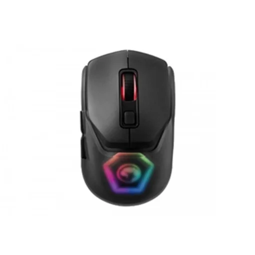 Cod. 220 Mouse MARVO Fit Pro G1W GY Gris / Trimodal (Inalámbrico 2.4G + Bluetooth + cableado) / 19000DPI / Sensor Pixart® PMW-3370 / Interruptores mecánicos Omron® / True RGB-16,8 millones de colores personalizado / 7 botones / batería 600mAh