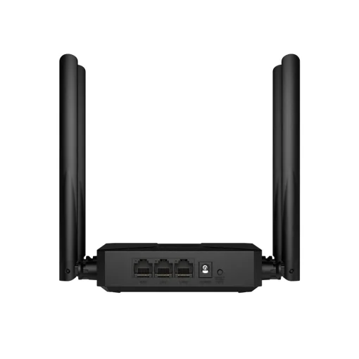 Cod. 138 Router MERCUSYS MR62X Wi-Fi 6 / AX1500 Dual Band 1.5 Gbps (1201Mbps 5GHz + 300Mbps 2.4GHz) / Puertos LAN/WAN GIGABIT / 4 Antenas Multidireccionales / OFDMA y MU-MIMO / WPA3 / control con App / Compatible con EasyMesh