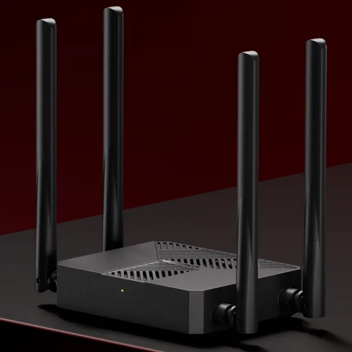 Cod. 138 Router MERCUSYS MR62X Wi-Fi 6 / AX1500 Dual Band 1.5 Gbps (1201Mbps 5GHz + 300Mbps 2.4GHz) / Puertos LAN/WAN GIGABIT / 4 Antenas Multidireccionales / OFDMA y MU-MIMO / WPA3 / control con App / Compatible con EasyMesh