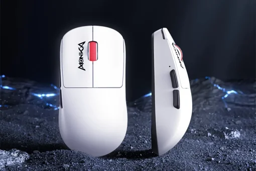 Cod. K:265 Mouse MONKA PRIME G997W Tri-modo Wireless (2.4G &amp; BT 5.1) + cable / 26.000 DPI /&nbsp;tasa sondeo 4K / Chip PixArt PAW3395 / 6 botones programables / Peso (53g) / 100% PTFE (pie) / Bat. 300mAh(hasta 60H) / Dedicado: P/Gamer PRO/Usuario PRO