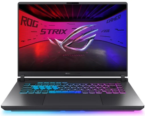 Cod. 1770 ASUS ROG Strix G16 (2025) G615 / Intel® Core™ i7 14650HX 14.ª Gen. (30 MB caché, hasta 5.2GHz, 16 núcleos) / 32GB DDR5 / 1TB SSD PCIe® 4.0 / NVIDIA® GeForce RTX™ 5060 GDDR7 8GB / 16&quot; FHD+ (1920 x 1200, WUXGA) 165Hz, RGB: 100% / Windows 11 / Wi-F