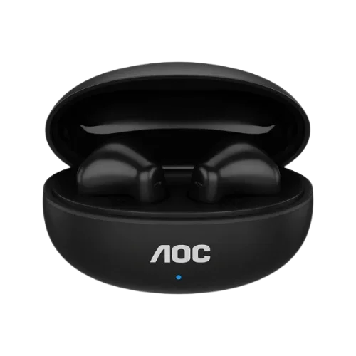 Cod. 132 Aud&iacute;fonos AOC ACT1501BK / Bluetooth&reg; 6.0 / Touch Intelligent / Cancelaci&oacute;n Activa ANC / Bat. 350mAh, USB-C