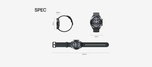 Cod. 1065 SmartWatch Mibro A3 / GPS / LLamadas BT 5.3 / Pantalla HD 1.39&quot; 60 FPS reales / 100 modos deportivos / Monitoreo de salud / 2ATM resistente al agua / Material aleación Aluminio