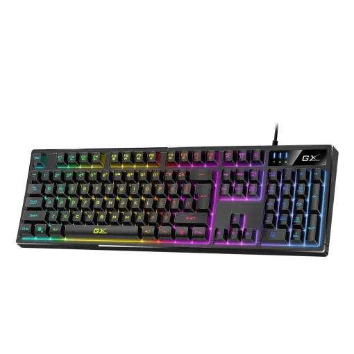 Cod. G:290 Teclado Genius Scorpion K7 / USB / Tecla AI Copilot / iluminación RGB 7 colores, 10 modos / Teclas FN programables / 19 teclas anti-ghosting / resistente a derrames de líquidos