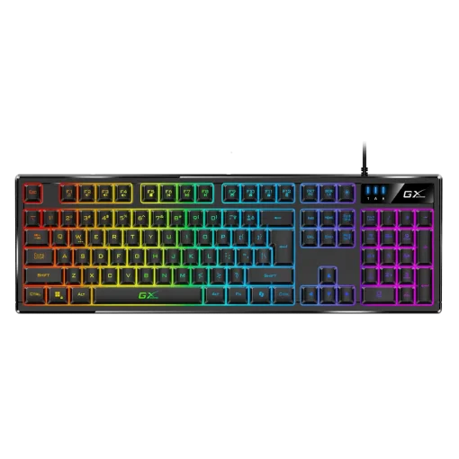 Cod. G:290 Teclado Genius Scorpion K7 / USB / Tecla AI Copilot / iluminación RGB 7 colores, 10 modos / Teclas FN programables / 19 teclas anti-ghosting / resistente a derrames de líquidos
