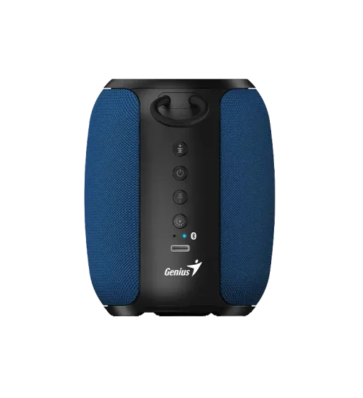 Cod. G:243 Parlante Bluetooth Genius SP-915BT / 5W RMS / LED-RGB / Micrófono incorporado / USB-C, Bat.1200mAh (Hasta 6H reproducción)