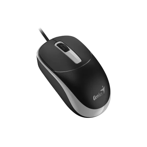 Cod. G:288 Mouse Genius Óptico DX-123 / USB-A / 1200DPI / Negro/Gris