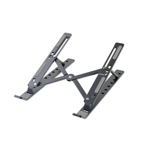 Cod.B:1121 Base Netebook Genius G-Stand M250 / Plegable / altura ajustable (7 niveles) / hasta 17&quot; de 15Kg. / Compatible: Laptop, Tablet o Teléfono / aluminio + silicona antideslizante