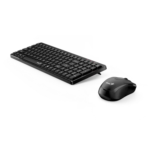 Cod. 287 Kit Genius Wireless LUXEMATE Q8100 Teclado + Mouse óptico 1200DPI, Compacto / 2.4GHz / AI Copilot / 12 teclas FN P/acceso rápido (Oficina y multimedia) / Español 