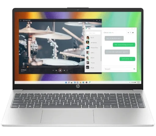 Cod. 1839 HP 15-fd0354la / Intel&reg; Core&trade; 5 120U (Serie 1) Nueva&nbsp;Gen. 10 n&uacute;cleos&nbsp;/ 24GB DDR5 / 512GB PCIe&reg;&nbsp;NVMe / 15.6" FHD / OS Fedora Linux / Wi-Fi 6 &amp; BT 5.4 / Teclado Espa&ntilde;ol num&eacute;rico / Gold-Silver