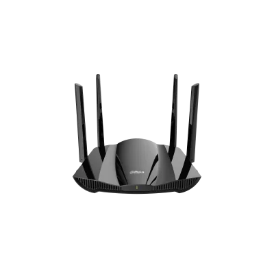 Cod. DA:133 Router Wi-Fi 6 AX3000 Gigabit Dual Band Dahua AX30 / 5GHz 2402 Mbps y 2.4GHz 574 Mbps / 3* P/LAN Gigabit y 1* P/WAN Gigabit / WPA3 / Tecnología OFDMA y 1024-QAM. - Beamforming, MU-MIMO