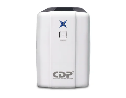 Cod. 028 UPS CDP R-UPR508 Interactivo / 8 tomas NEMA 5-15R ( 4 respaldo batería + 4 supresión de picos) / 500VA/250W, 120Vca / 10 min. aprox.